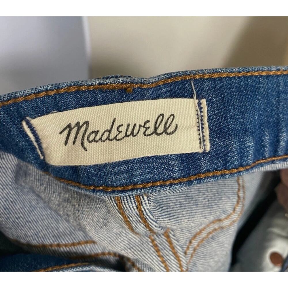 Madewell Wide Leg Cropped Jeans Size 28 - Picture 9 of 14